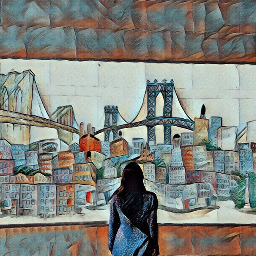 Painting by Abby
