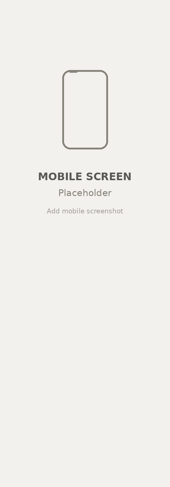Persona checkout page, old, mobile placeholder