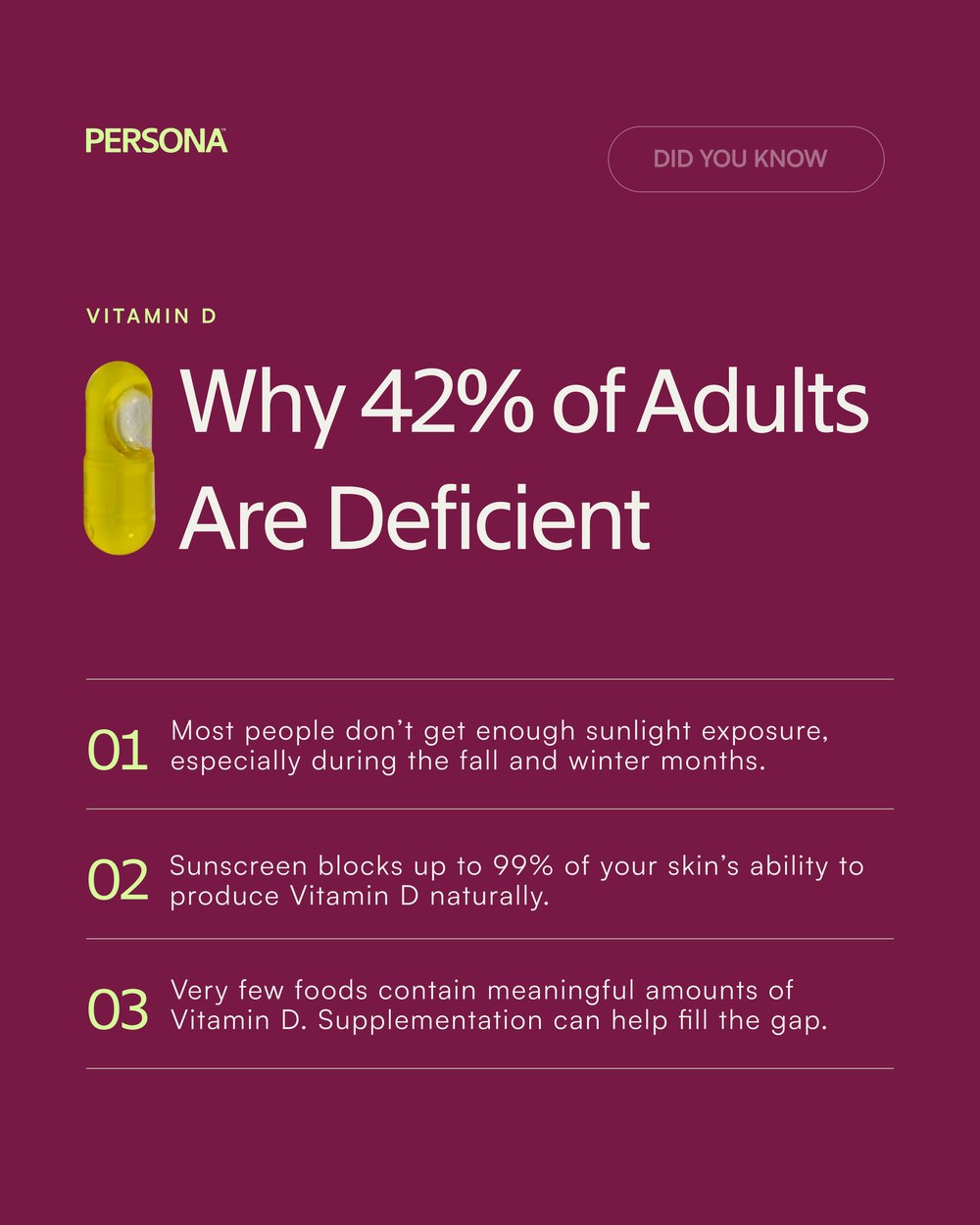 Persona educational post