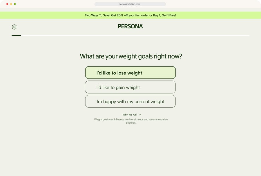 Persona assessment, summer 2026