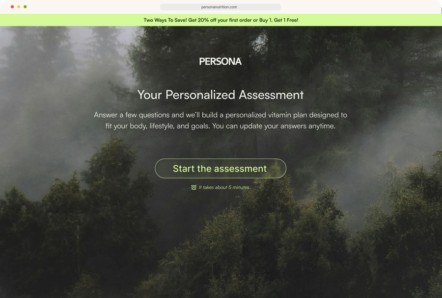 Persona assessment, intro