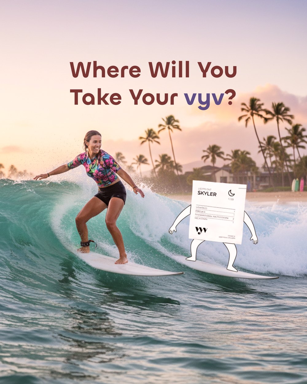 Vyv community and brand post
